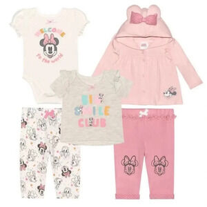 Kids Minnie Infant 5-piece Layette Set 24 Months Minnie Mouse